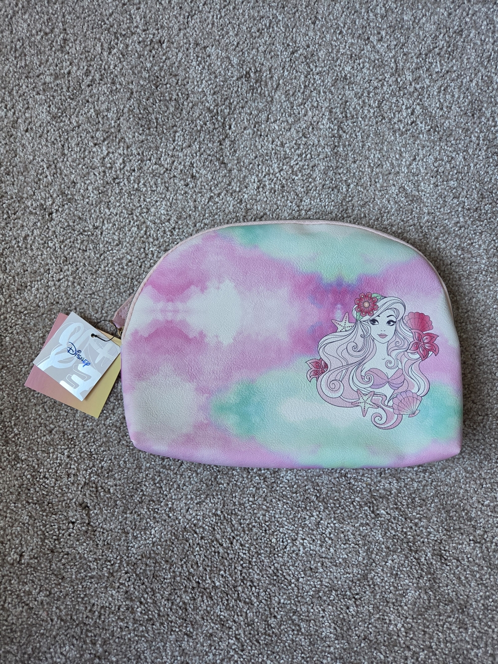 Disney Tie-Dye Mermaid Cosmetic Pouch
